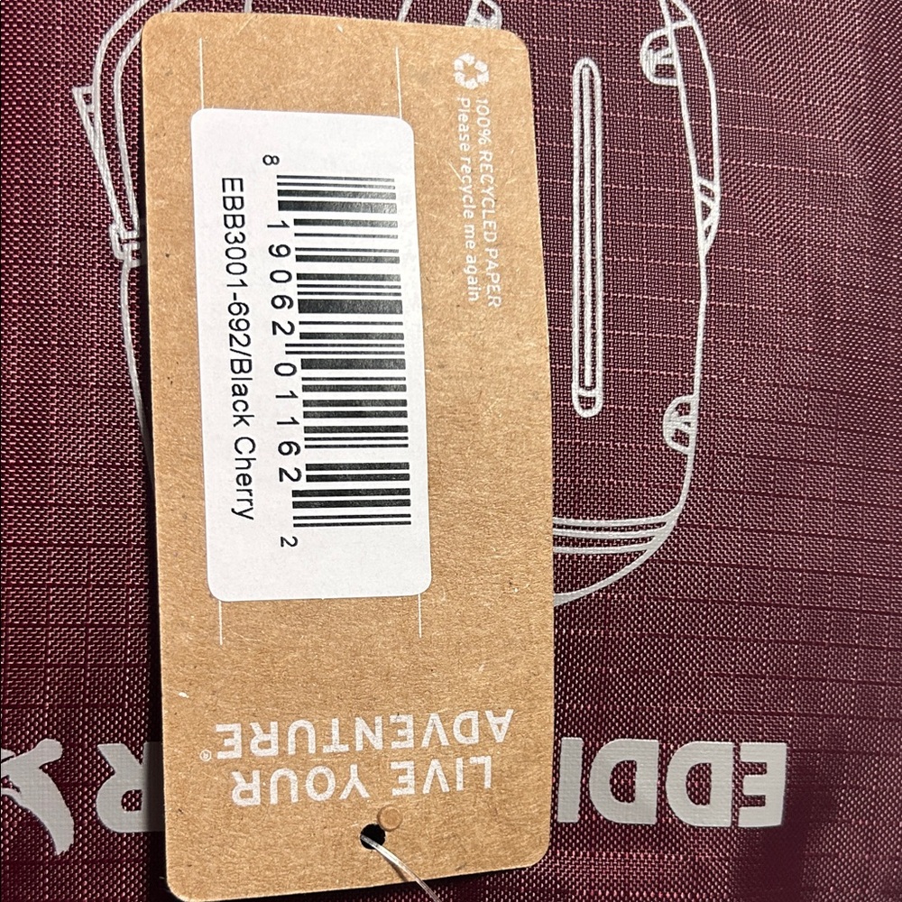 Eddie Bauer Stowaway Backpack - Black Cherry 20 L - Picture 2 of 5